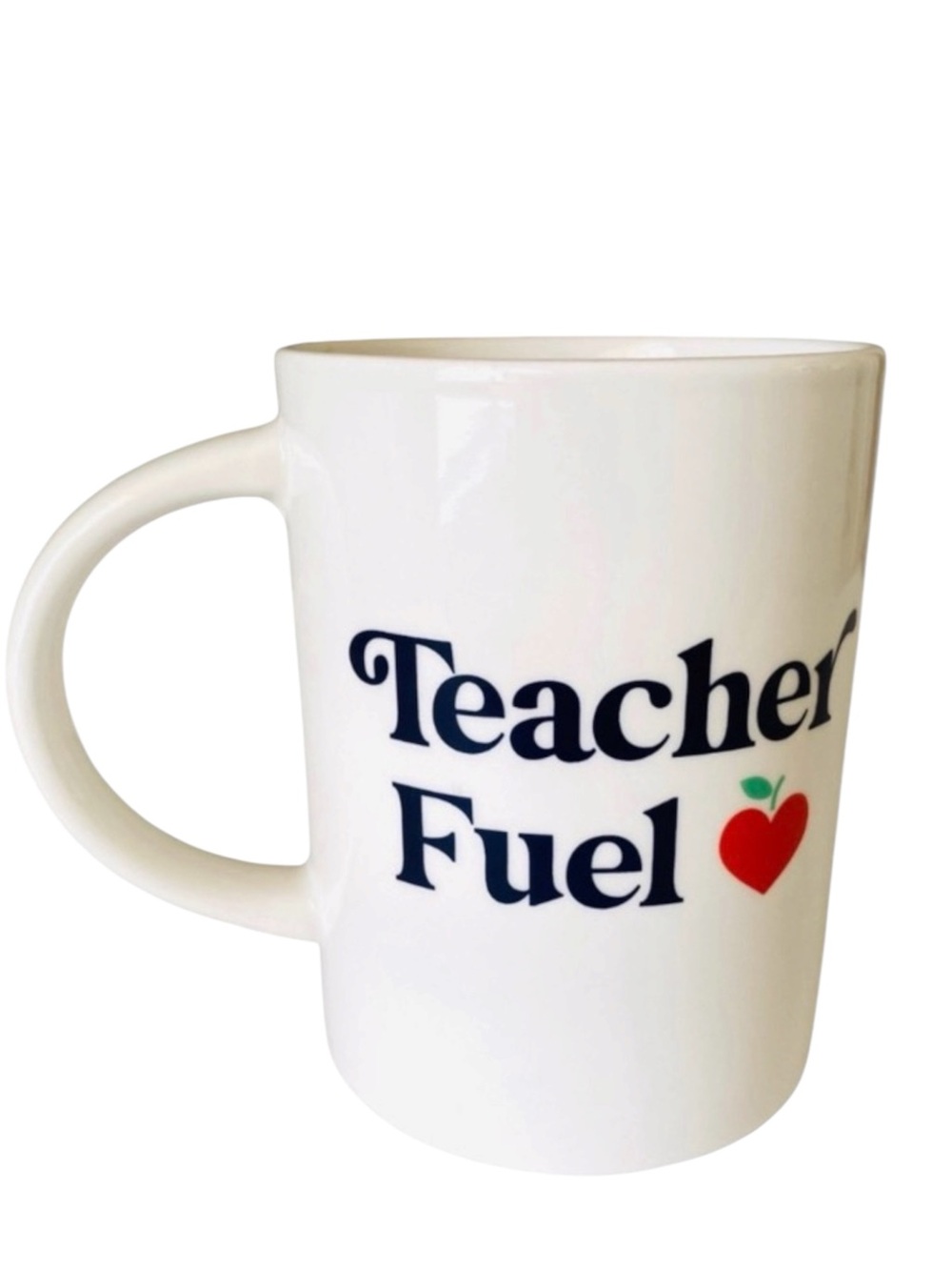 TEACHER FUEL Parker Lane Mug Stoneware Coffee Cup School Gift White